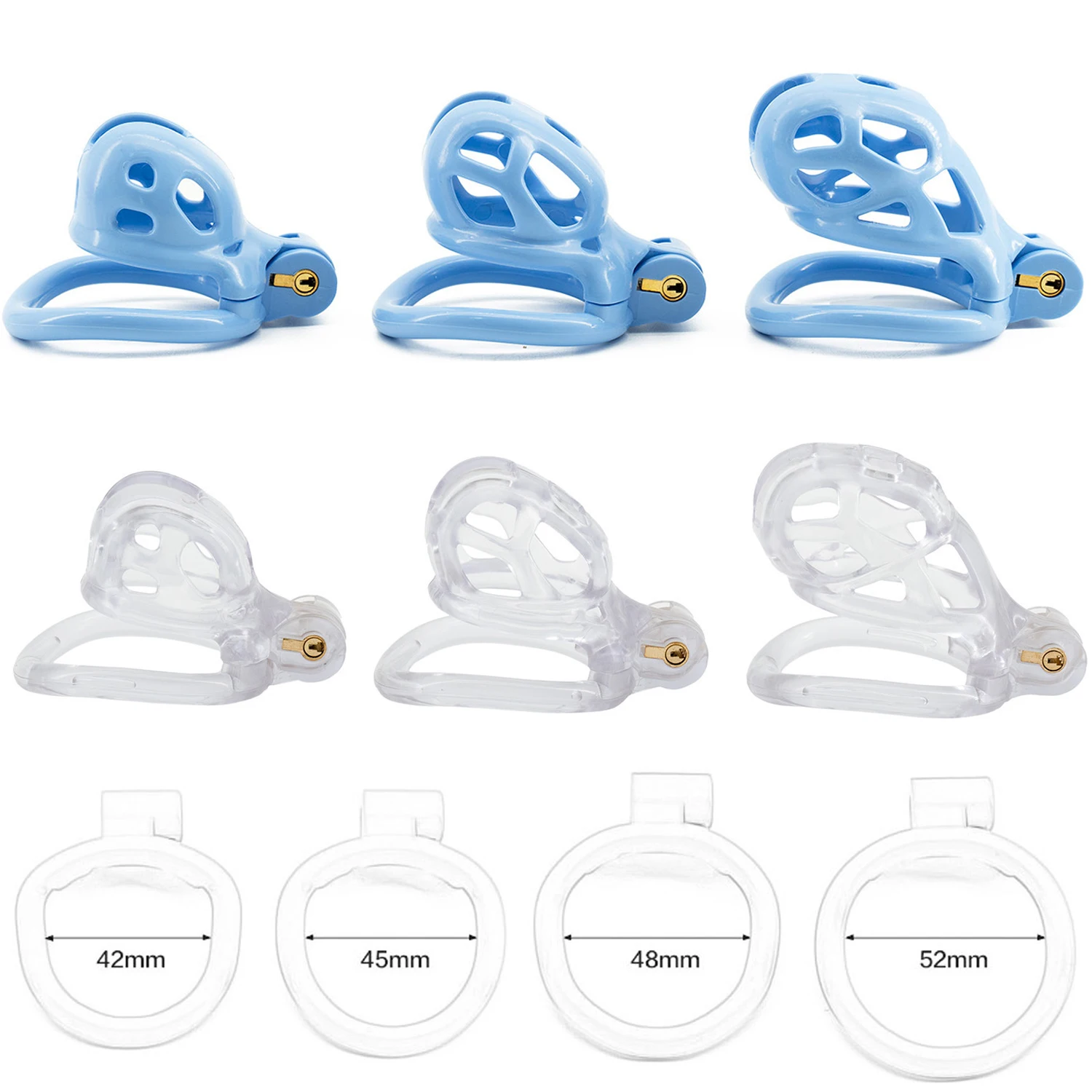 25 2.0 Chastity Cage Wear Comfortable Lightweight Penis Ring with 4 Sizes Cock Ring Men Couple Erotica Adult sex toys for men18+