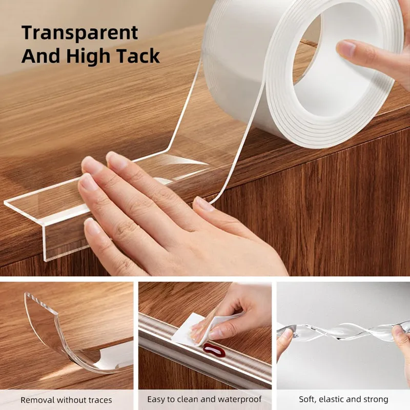 Baby protection Child safety table corner anti-collision strip Transparent edge protection strip anti-collision protective tape
