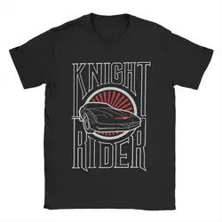 Knight Rider Logo Men's T Shirt Leisure Tee Shirt Short Sleeve Crewneck T-Shirt Cotton 4XL 5XL 6XL Clothes