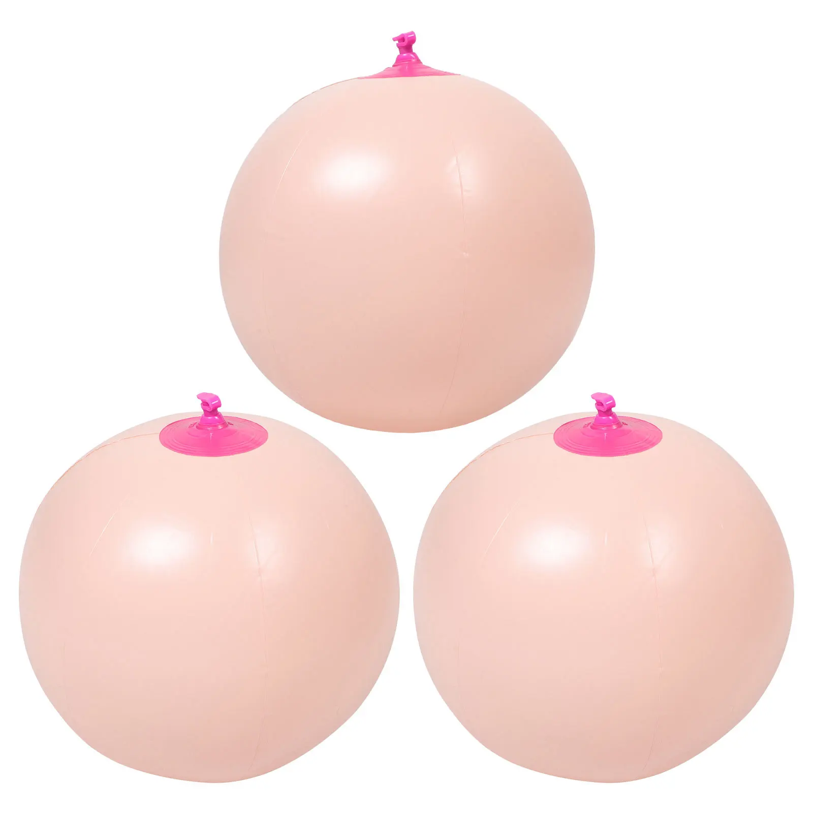 Balles de plage gonflables en PVC, 3 pièces, 8.65 pouces, haute élasticité, légères, faciles à transporter, sensation de main lisse pour piscine de plage