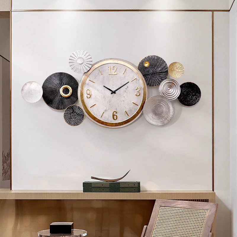 Living Room Electronic Modern Wall Clocks Luxury Kitchen Unique Wall Clocks Nordic Lounge Originality Wanduhr Home Decor Items