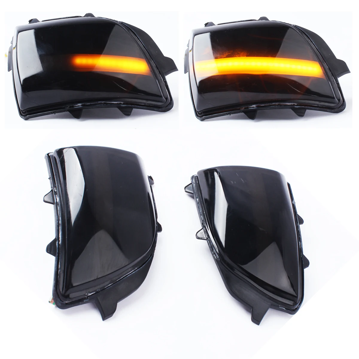 

Pair Led Side Wing Door Mirrors Dynamic Turn Signal Light Indicator Blinker For VOLVO XC70 XC90 2007-2014