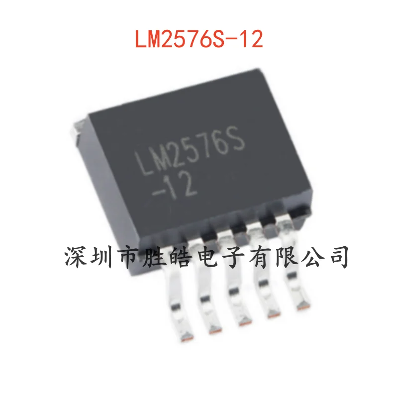 

(10PCS) NEW LM2576S-12 12V/3A Buck DC-DC Regulator Chip TO-263-5 LM2576S-12 Integrated Circuit