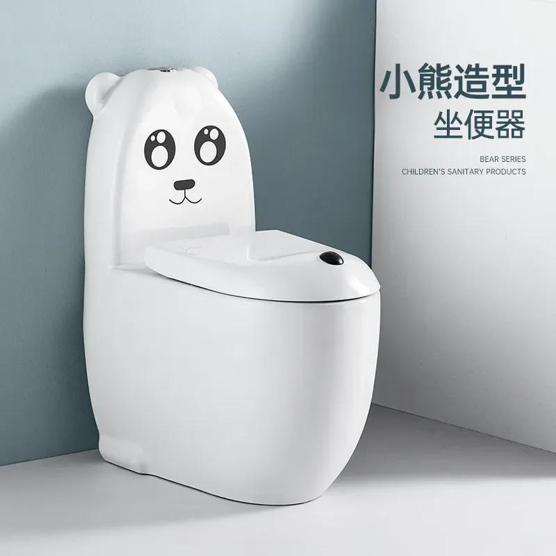 for Children Small Toilet Kindergarten Ceramic Cartoon Bear Urinal Cute Kids Potty Training Early Education