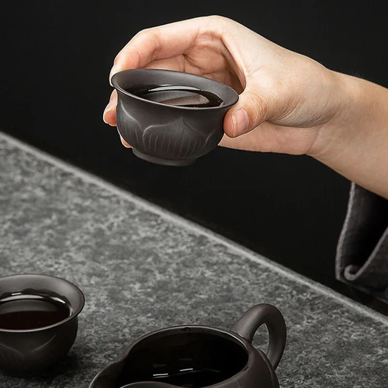 

Miniature Cup Tea Set Pot Bowl Gift Whisk Chinese Kung Fu Ceremony Living Room Tea Set Portable Te Matcha Home Decorationgs