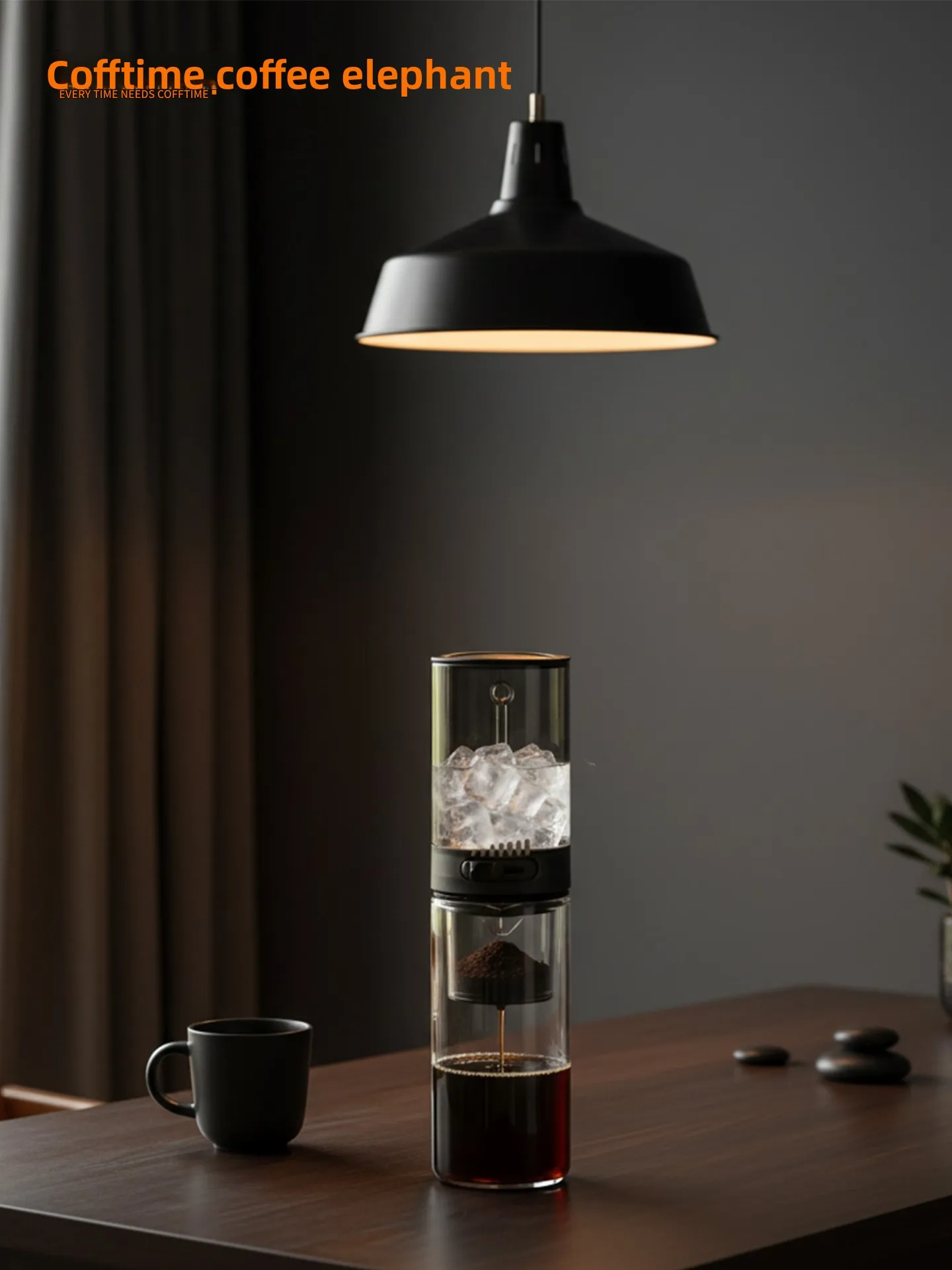 Cold Brew Ice Drip Coffee Pot, Cold Brew Cup Drip Type Cold Brew Cup Hand Brewed Coffee for Home Use, Home Decoration Gift