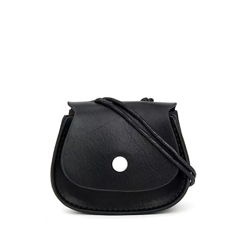 Retro Korean Style Crossbody Bag Shoulder Bag Small Bag Pu Leather Coin Purse Storage Bag Headphone Bag Lipstick Bag Women