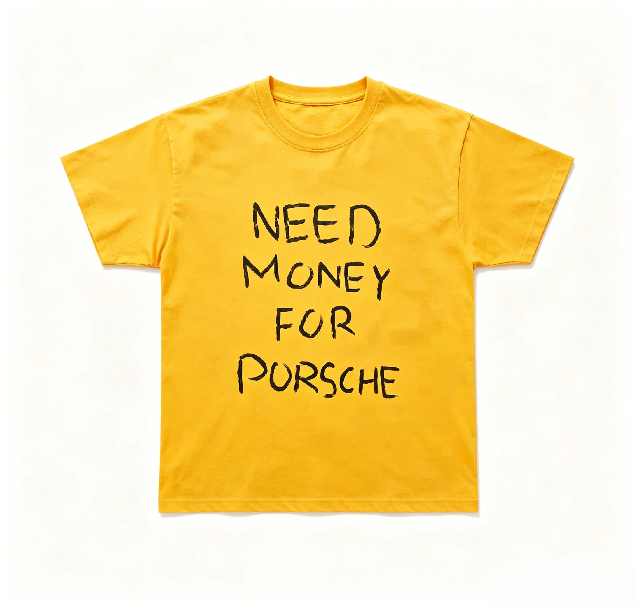 Sarcastic Slogan Print,Need Money For Big Villa, Oversized Loose Fit, 90s Retro Y2K Harajuku Style Casual Top for Men Women Kids