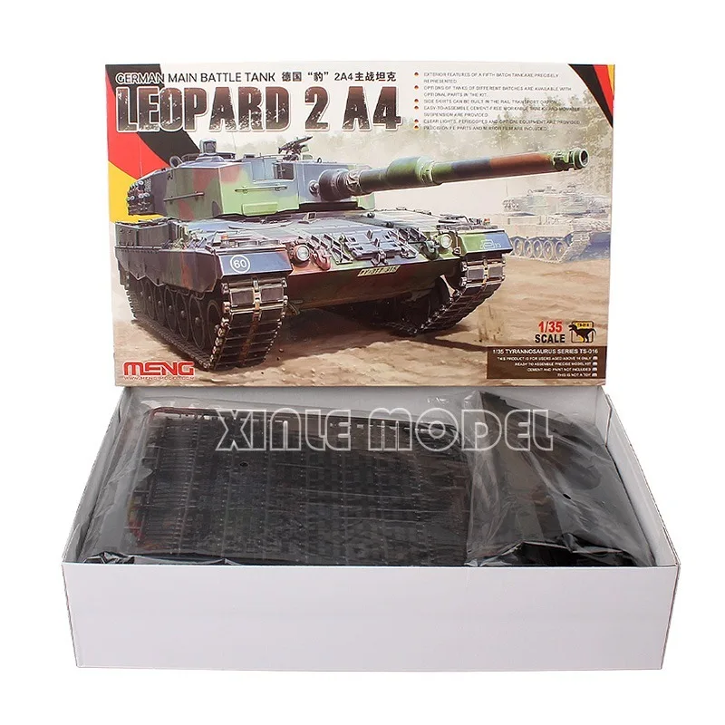 

MENG Model Building Kits 1/35 TS-016 Hyundai Leopard 2A4 Main Battle Tank for Military Toy Model Hobby Collection