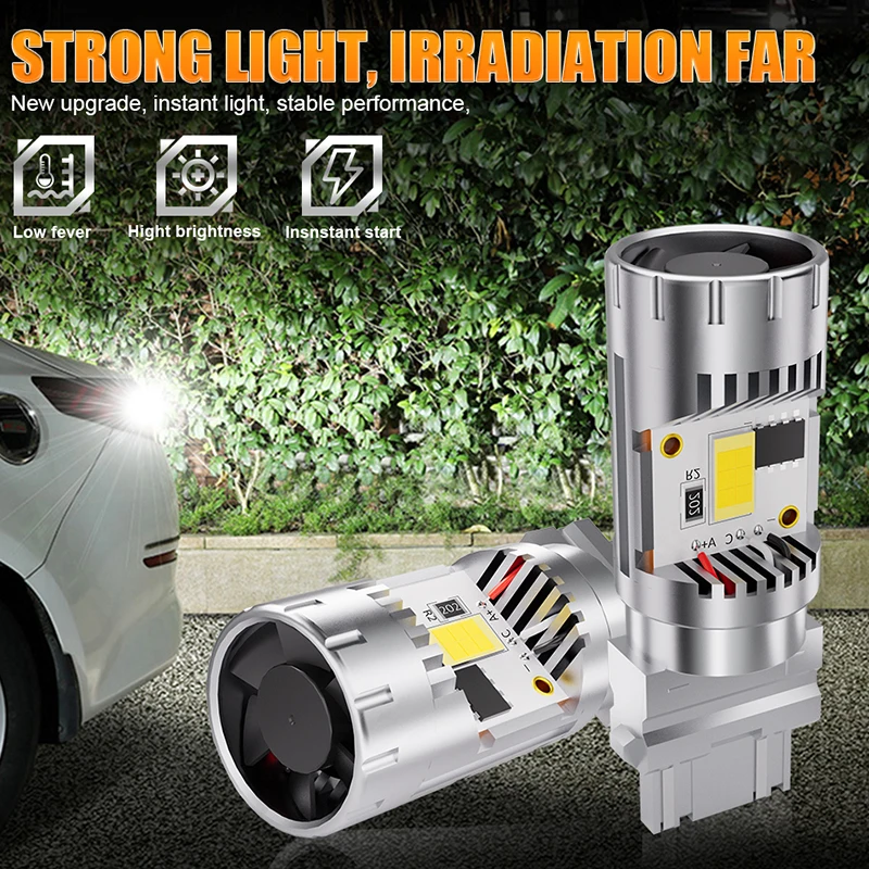 Dualvision 2x 7443 LED Bulb Canbus Error Free 3156 3157 7440 W21/5W For Car Turn Signal Light Super Bright