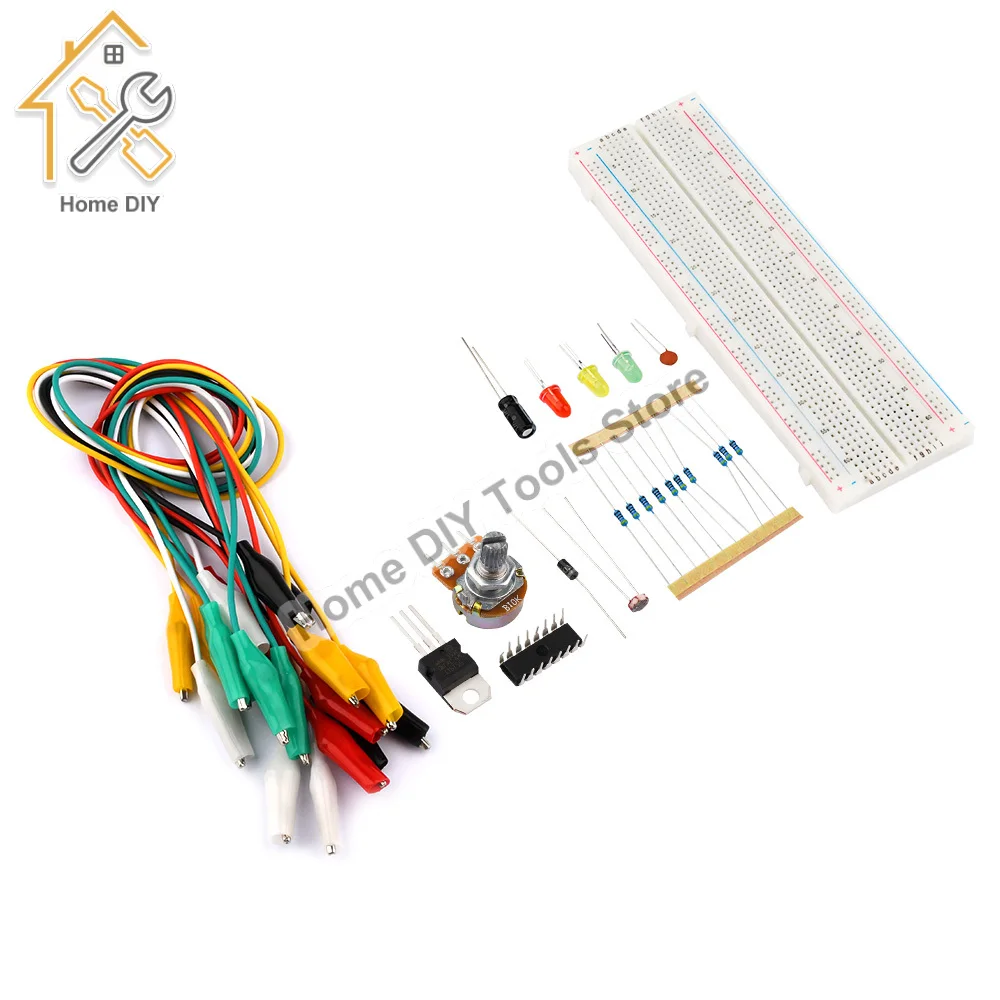 Starter Kit Voor Arduino R3 DIY Kit Elektronische DIY Kit Elektronische Component Set Met Doos 830 Tie-punten Breadboard