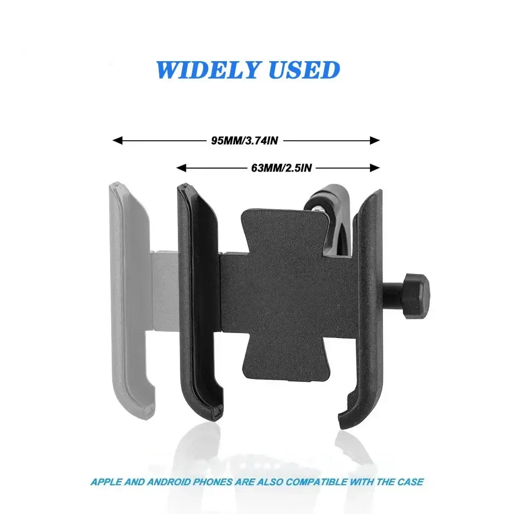 Motorcycle CNC Accessories Aluminum Handlebar Rearview Mobile Phone Holder GPS Stand Bracket For HONDA SH125 SH125i SH 125 125i view 3