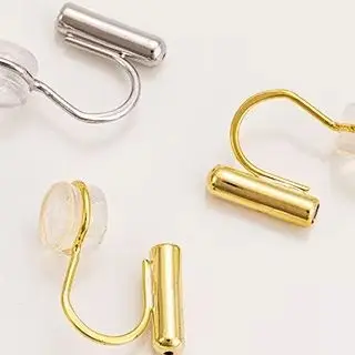 

Universal Ear Studs Converter U-Shaped Invisible Painless Silicone Pad Lightweight DIY Ear-Clips Anti-Pain Ear-Piercing Accessor