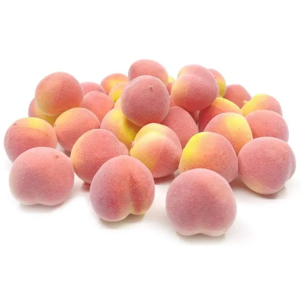 2-3.5cm Simulation Mini Peach Fruit Jewelry Peach Model Photography Prop Micro Landscape Decoration