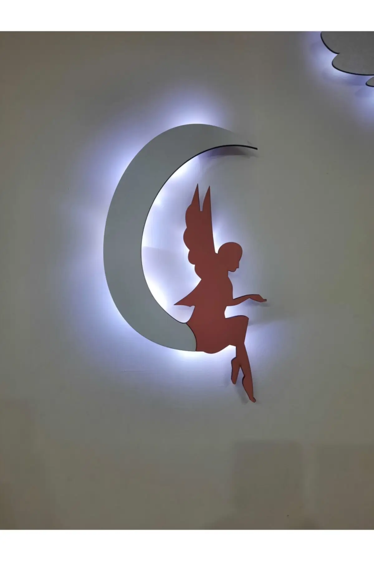 Child-Baby Room Wall Lamp Moon Girl