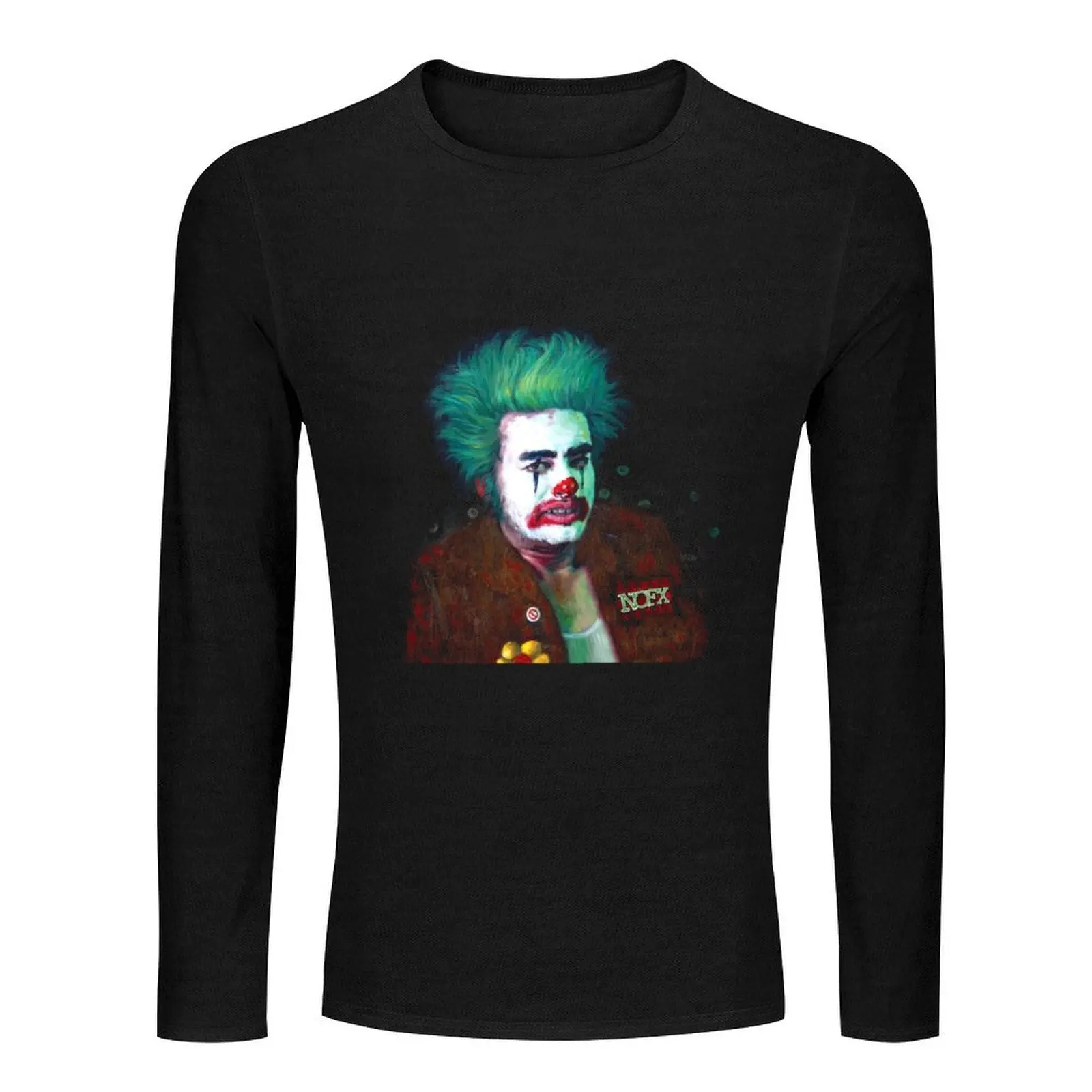 NOFX Cokie The Clown Album Cover Long T-Shirt plain t-shirt anime clothes plain t shirts men