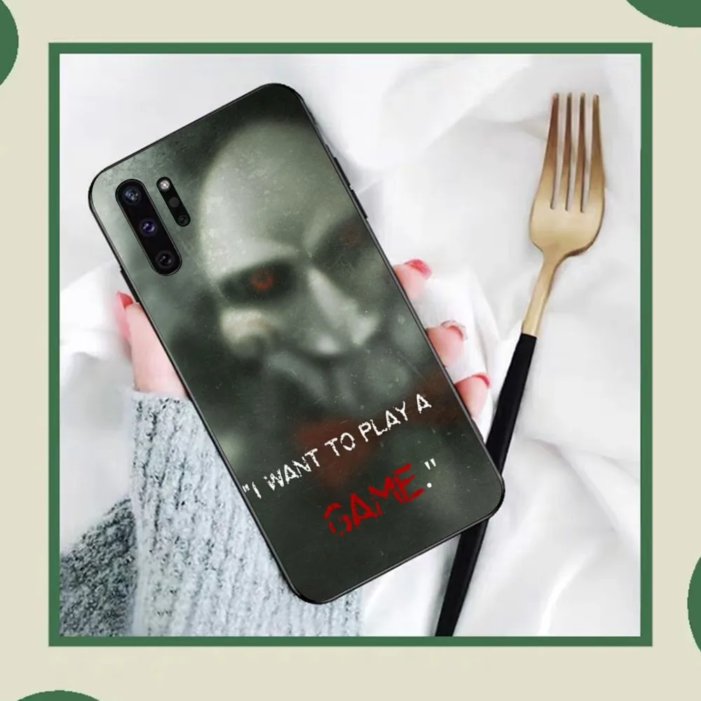 Saw Jigsaw Killer Hhorror Phone Case For Samsung Note 8 9 10 20 Pro Plus Lite M 10 11 20 30 21 31 51 A 21 22 42 02 03