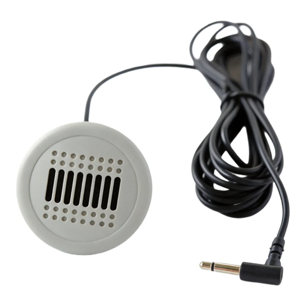 Car Audio Setup 350CM 3.5MM Microphone Car Audio Stereo Microphone Direct Installation Gray Microphone Shell For Mercedes-Benz