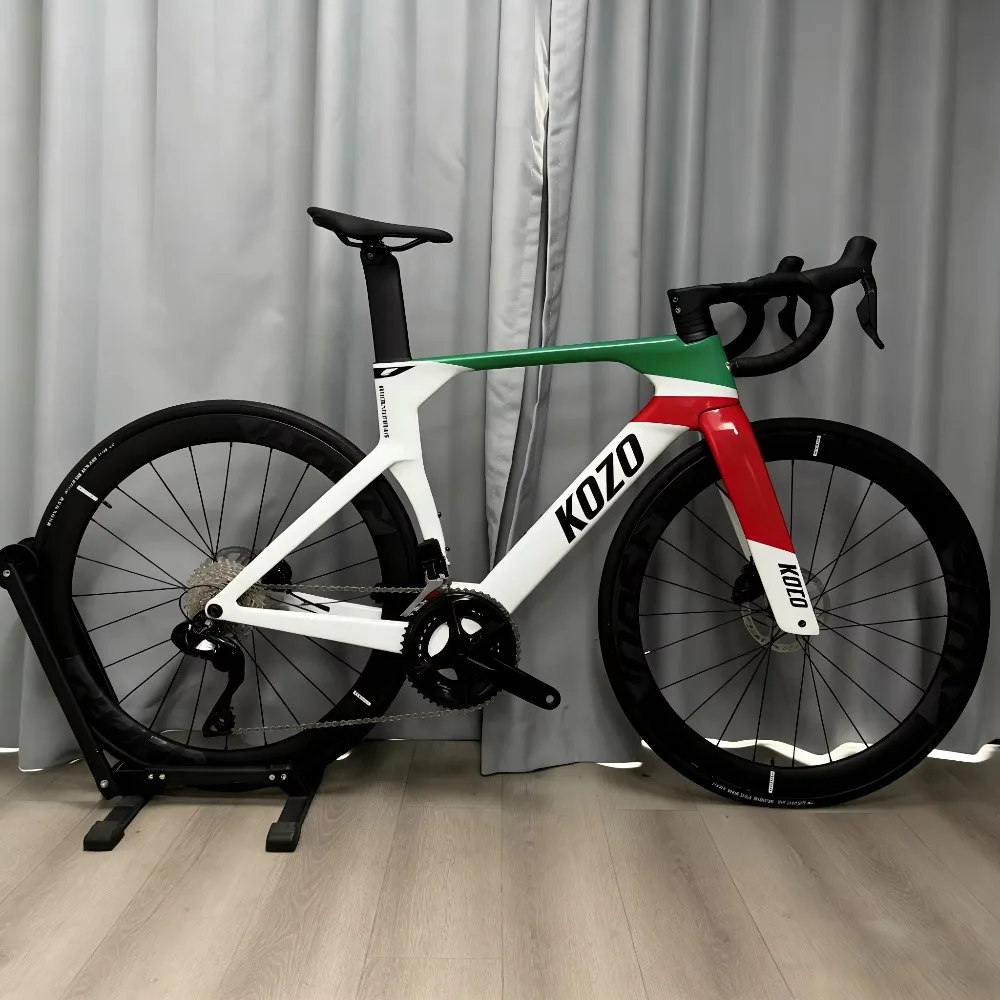 

Shi Mano 105 DI2 OEM 2 Carbon Fiber Aero Road Bike700C ElectronicGroupset&Specs Hydraulic Disc Brake LightweightRacingBike