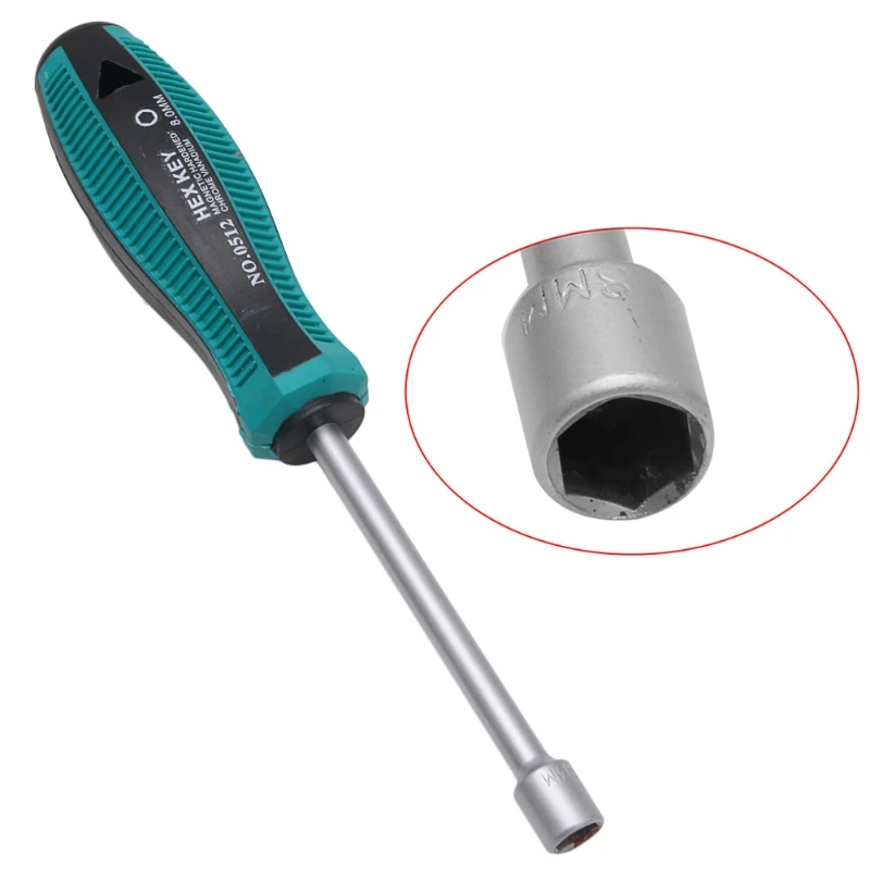 New High quality Socket Wrench Screw Driver Metal Hex Nut  Hand Tool Screwdriver 3mm-14mm