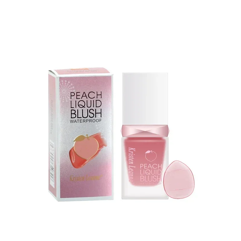 Flüssiges Rouge, mattes Samt, natürliches, glattes Wangenrouge, Make-up-Rouge, pigmentiertes Gesichtsrouge, cremiges, dauerhaftes Make-up-Werkzeug