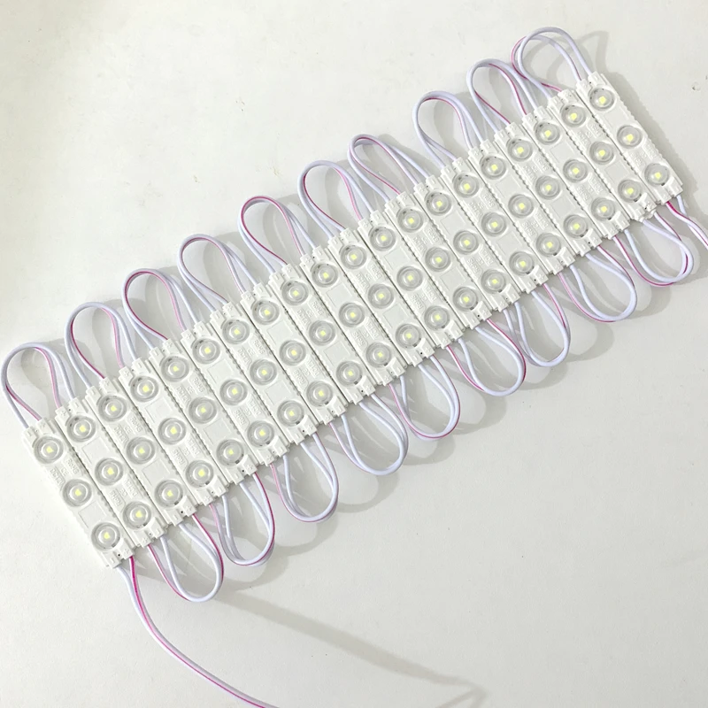 10pcs Injection LED module 12v  2835 module light 61*13mm IP65 Waterproof Outdoor Word Sign Board Lightbox Windowfront Car Shop