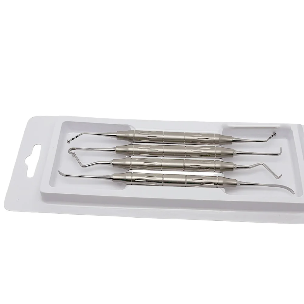 4Pcs Dental Implant Maxillary Sinus External Lift Kit with Periosteum Separator for Soft Tissue Management Surgical Tools