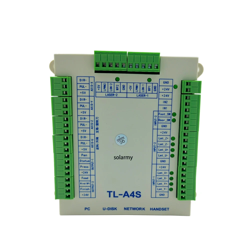 وحدة تحكم بالليزر Topwisdom TL-A4 TL-A4S الجديدة مع 4 محاور TL-403CB تحل محل TL-A4 لآلة النقش والقطع بالليزر CO2