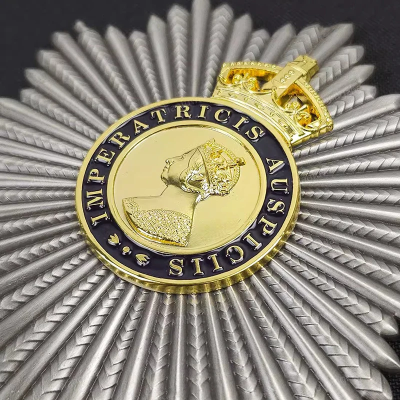 

Рыцарь-командир, уровень, британский заказ индийской империи, звезда, медаль, толстая булавка, коллекция значков, подарочное украшение, ремесло