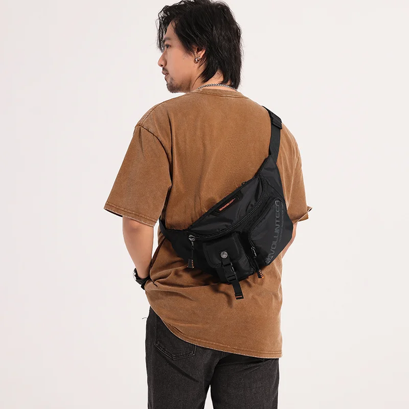 VOLUNTEER Cross-body for Men 2026 New Stylish Travel Large Capacity High Quality Waterproof Oxford Casual Bags 1802-13