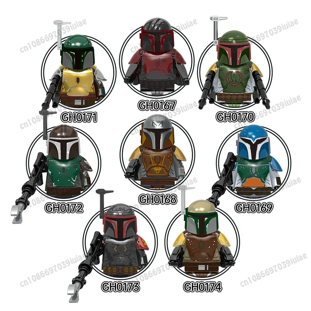 

G0122 Star Wars Mandalorian Clone Troopers Imperial Stormtrooper Mini Robot Figure Toy Bricks Assembling Doll Present GH0171