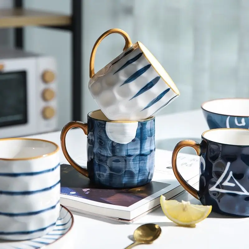 

Japanese ceramic mug drinking cup ceramic cup tea cup milk breakfast cup office home coffee cup