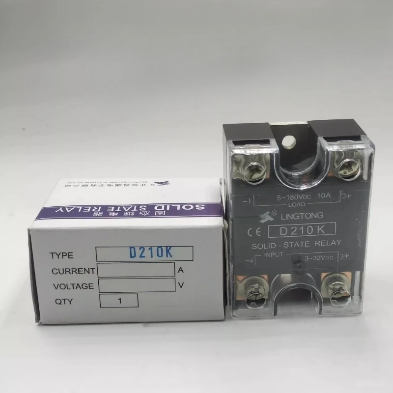 （Brand-new）1pcs/lot 100% original genuine relay:D210K 10A 5-180VAC/3-32VDC Solid-state relay