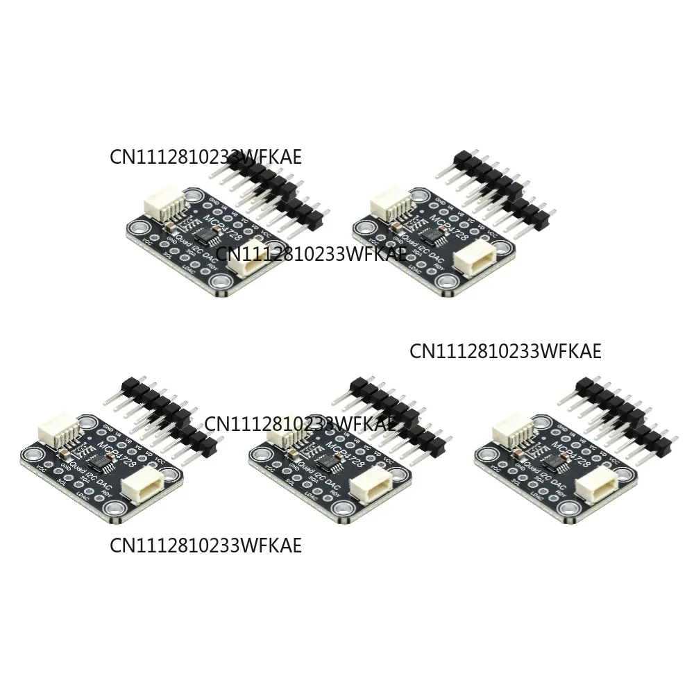 MCP4728 Quad DAC outputs with EEPROM module compatible with STEMMA QT Qwiic