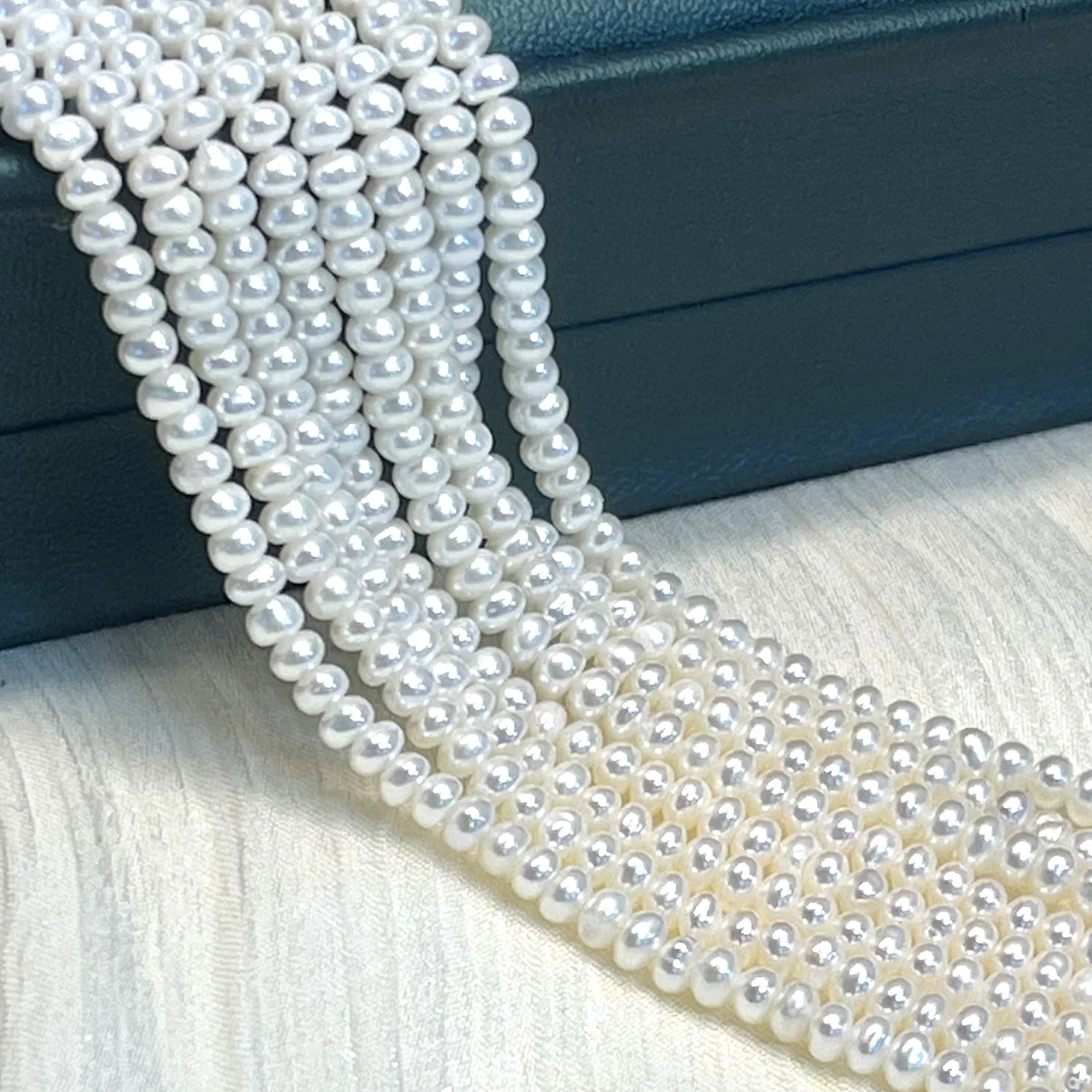 AAA High Quality Natural Freshwater Pearls Delicate Small Bread Beads for Jewelry Making DIY Women Necklace Bracelet Accessories