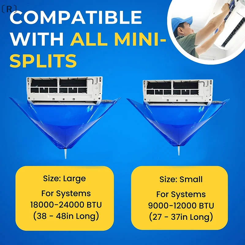 

〔R〕13Pcs Mini Split Cleaning Kit Bag With 2L High Pressure Sprayer〔Winter2〕