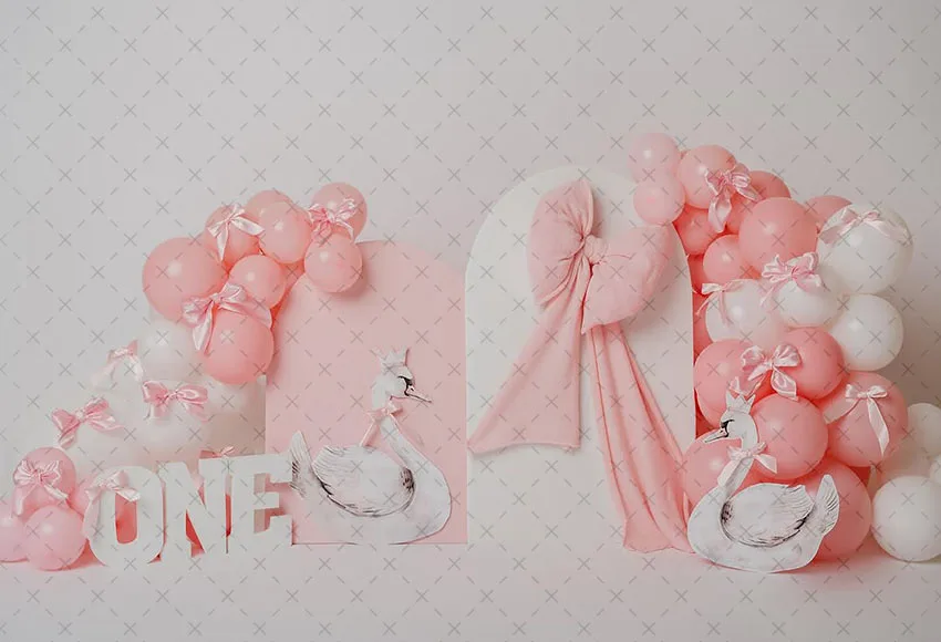 Mehofond التصوير خلفية القوس بالون القلعة دونات الاطفال 1st حفلة عيد ميلاد كعكة سحق صورة ديكور خلفية استوديو الصور