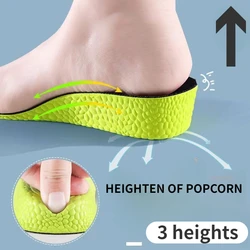 Plantillas ortopédicas para correr, soporte para arco, fascitis Plantar, media plantilla para hombre y mujer, zapatillas de deporte, accesorios de plantillas insertadas