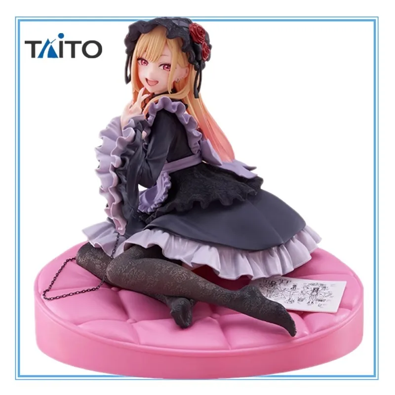 

In Stock Original TAITO My Dress-Up Darling Kitagawa Marin Shizuku Kuroe Ver. Pvc 15cm Anime Figure Model Collection Toys Gifts