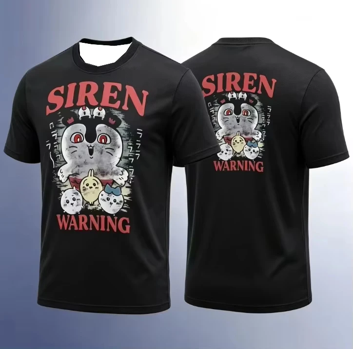 2026 Hot Selling 3D Chiikawa Printed T-shirt Summer Y2K Japanese Anime Drying Breathable Thin Shirt Funny Men and Women