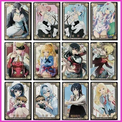 Anime Goddess Story Rare UR Reflections Flash Cards albedo Ram Rem Izumi Sagiri Toys for boys Collectible Cards Birthday Gifts