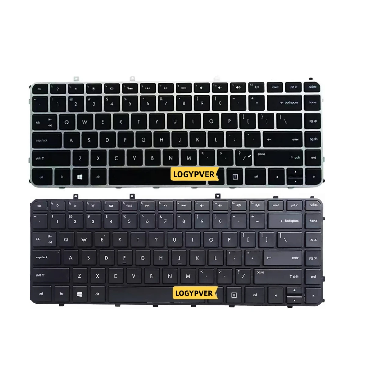 US Keyboard For HP TPN-C103 TPN-C102  HSTNN-UB3R-IB3R Envy 6 1015 Laptop English Black Silver