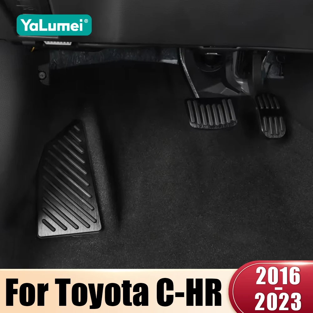 Auto Kraftstoff Beschleuniger Bremsscheibe Fuß Pedale Abdeckung Für Toyota C-HR CHR CH R 2016 2017 2018 2019 2020 2021 2022 2023 Zubehör