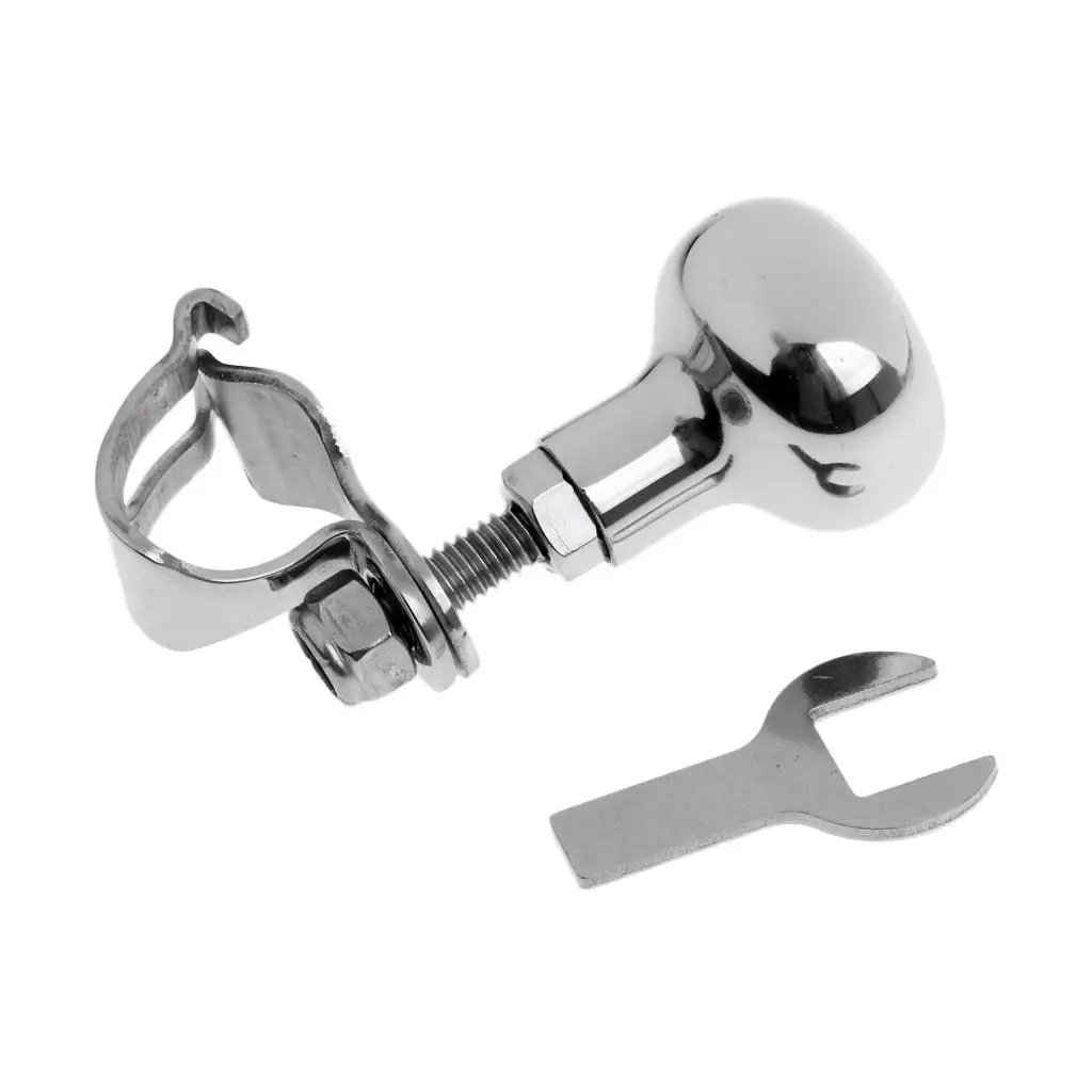

316 Stainless Steel Boat Steering Wheel Knob Accessories with Spanner Tool