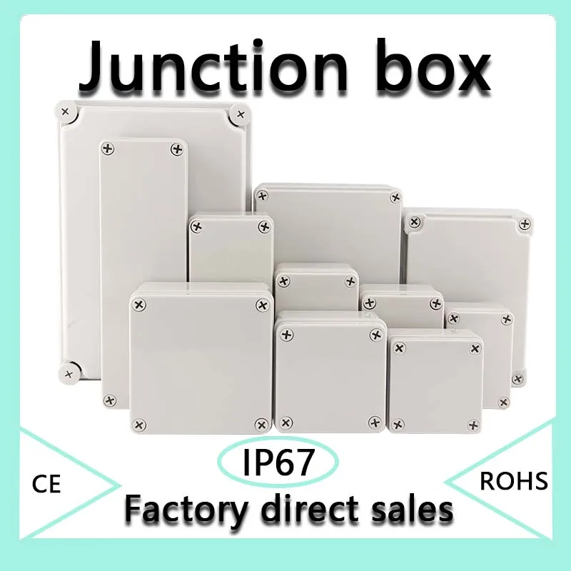 

AG Series Plastic ABS Junction Box Screw Cable Custom Waterproof Junction Box Ip66 Outdoor Electrical Junction Box Enclosure