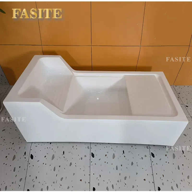 For Medical Equipment Independent Flushing Basin Trauma Cleaning Bed FRP Bathtub Durable Hospital Use Easy Clean