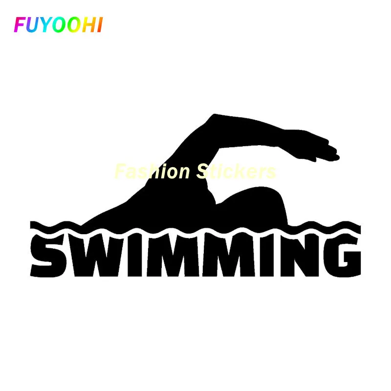 

FUYOOHI Exterior/Protection Fashion Stickers Car Stickers Decor Motorcycle Decals Swimmer Swimming Pool Water Sports Decorative