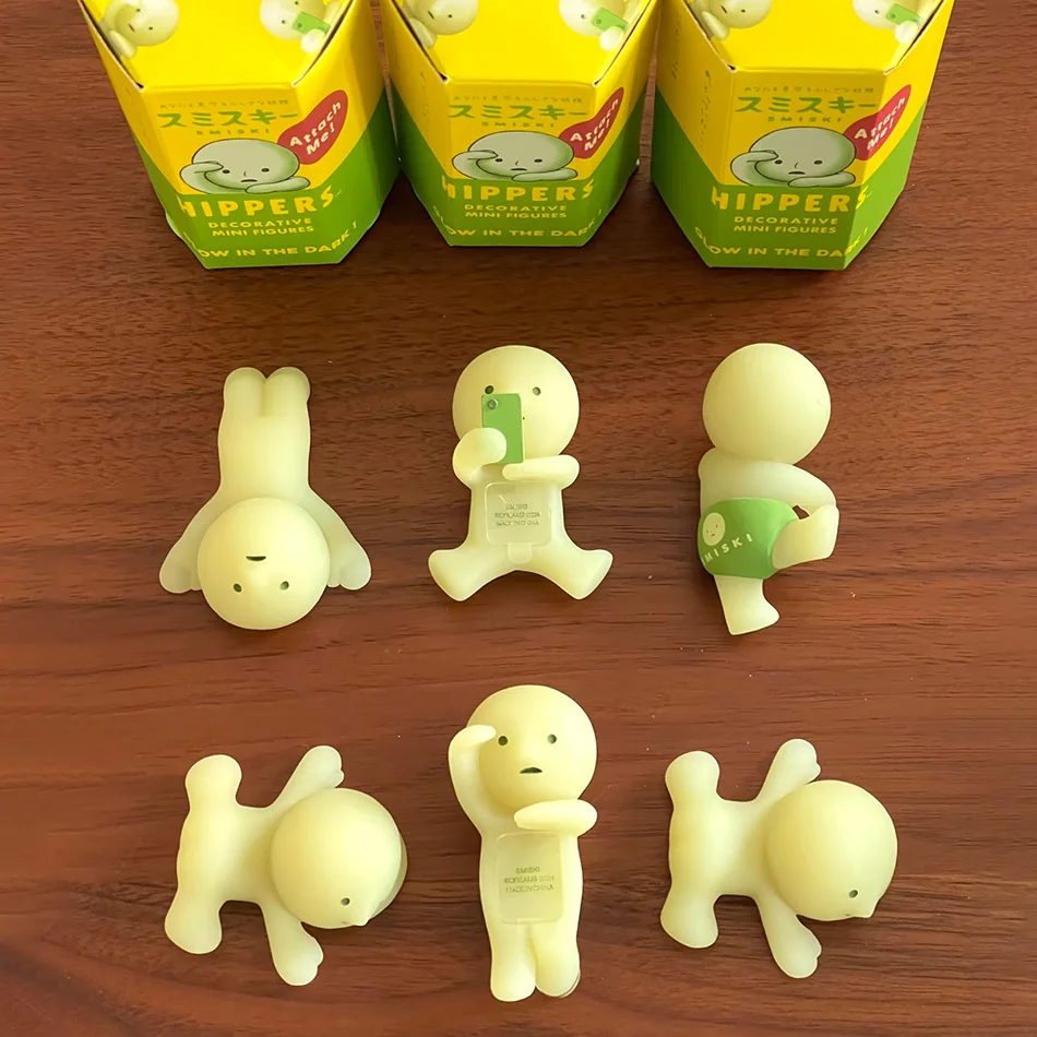 

Glow-in-the-Dark Mini Figures Blind Box Series Decorative Collection Mystery Friend Gift