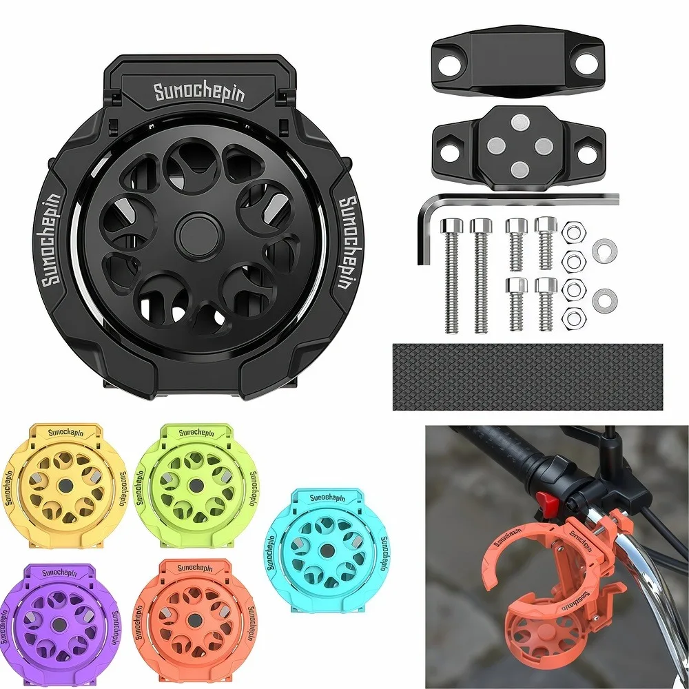 

Universal Motorcycle Cup Holder ABS Plastic Adjustable Water Bottle Mount Bracket Foldable Handlebar Drink Holder Accessories