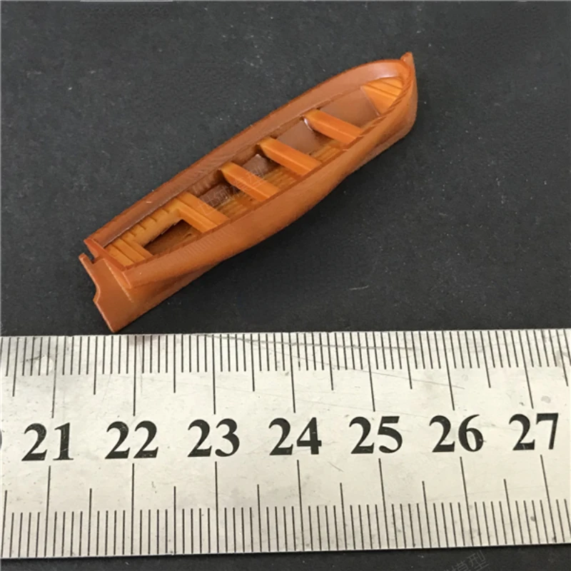 Lifeboat Model Kit Mini Sailboat Assembly Model Accessories 3D Printed Hull 96A Finished Dinghy
